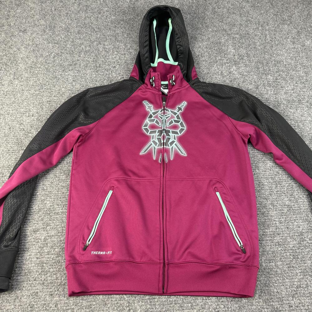 Nike Hoodie Mens Medium Purple Therma-FIT Full Zip Mamba Kobe Bryant Jacket